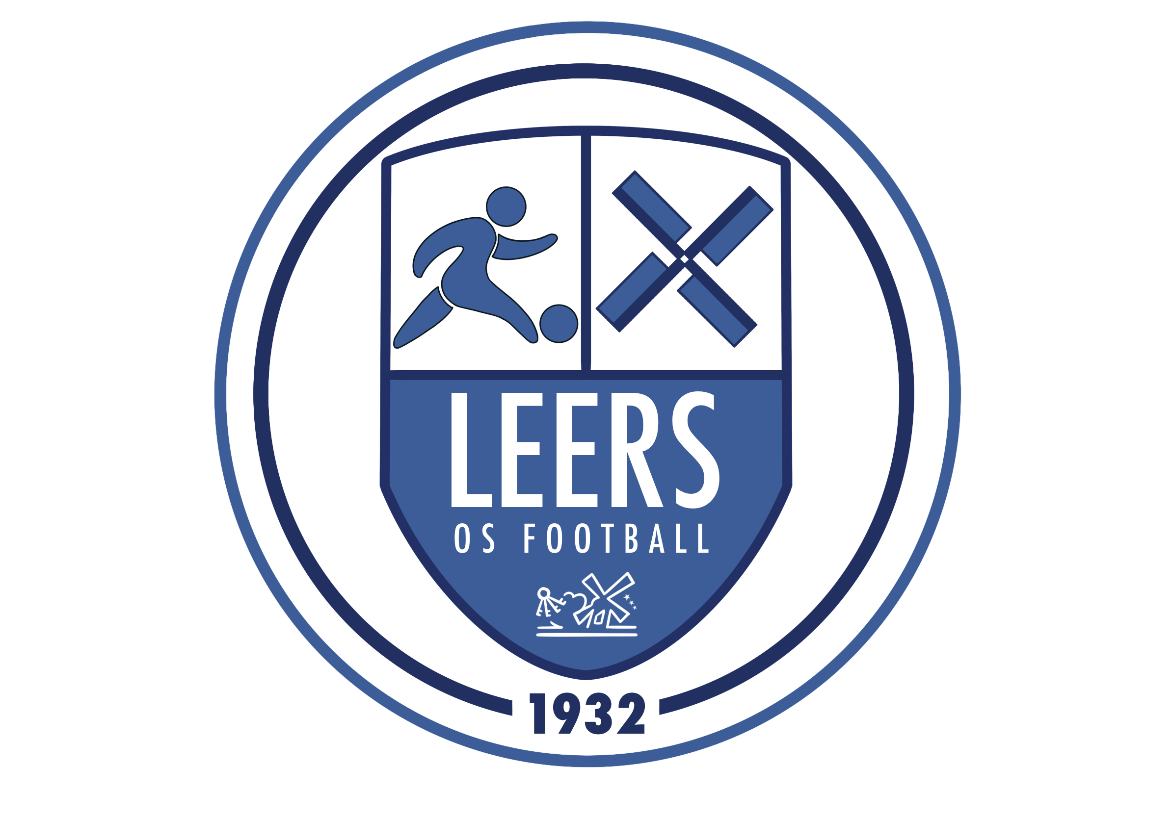 Logo Leers OS Football
